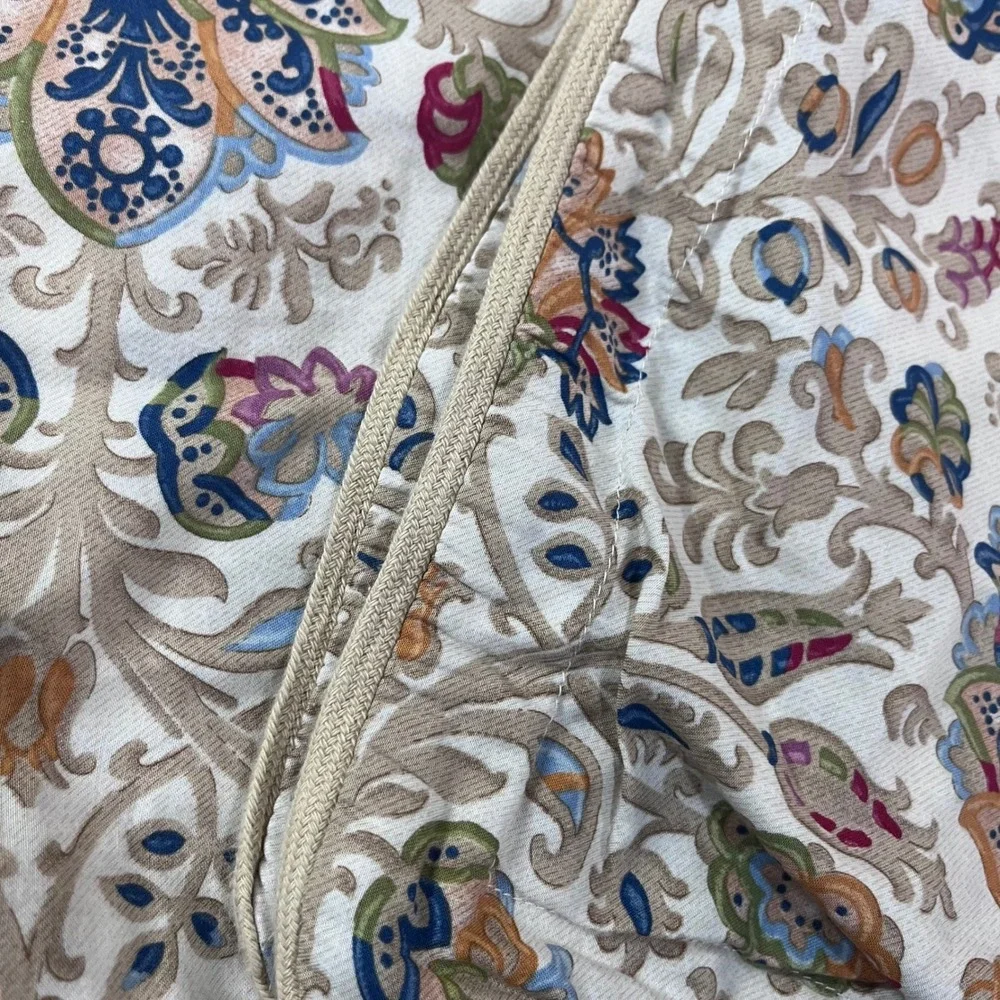 Chaps Ralph Lauren Marrakesh King Pillow Shams Set 2 Paisley Cotton Excellent